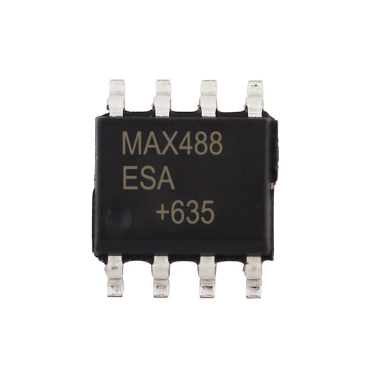 10 件 MAX488CSA MAX488ESA MAX488 低功耗、斜率受限 RS-485/RS-422 收发器 SOP-8 引脚