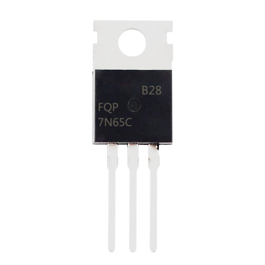 10Pcs FQP7N65C 7N65 N-Channel MOSFET TO-220AB