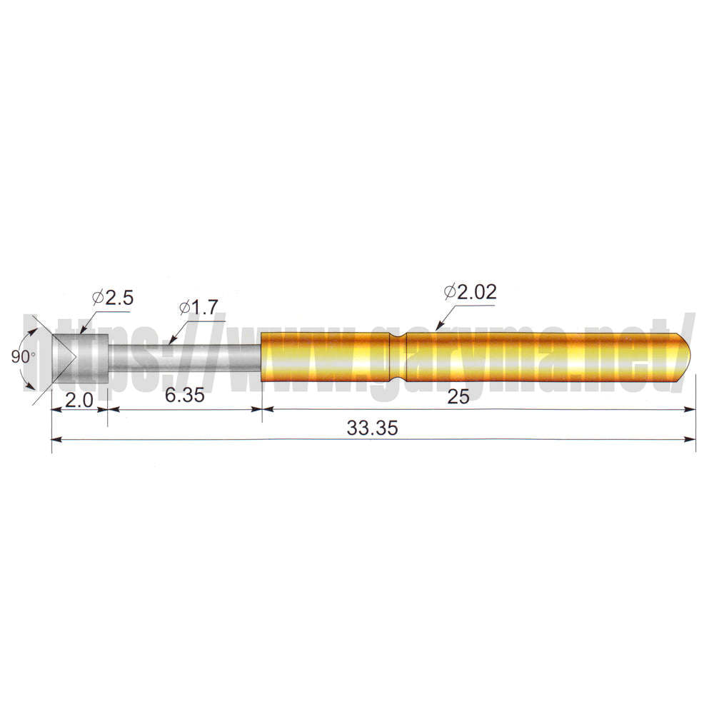 100Pcs Test Probes Pogo Pin Receptacle P125-A P125-B P125-D P125-E2 P125-G2 P125-H P125-J P125-Q1 P125-Q2 P125-T2 R125-2S R125-4S