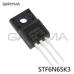 10Pcs STF6N65K3 N-Channel Power MOSFET TO-220