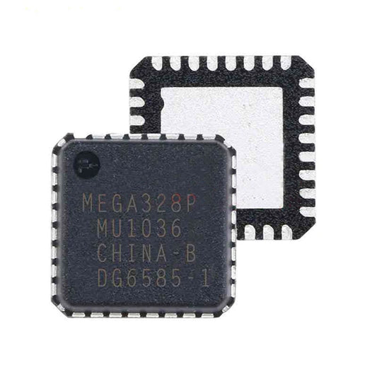 5Pcs ATMEGA328P-MU MEGA328P-MU 8-bit Microcontroller with 4/8/16/32K Bytes In-System Programmable Flash QFN32