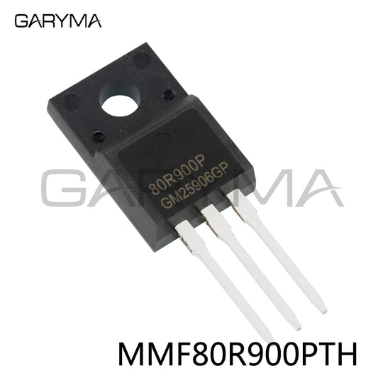 5 件 MMF80R900PTH 80R900P N 沟道 MOSFET TO-220