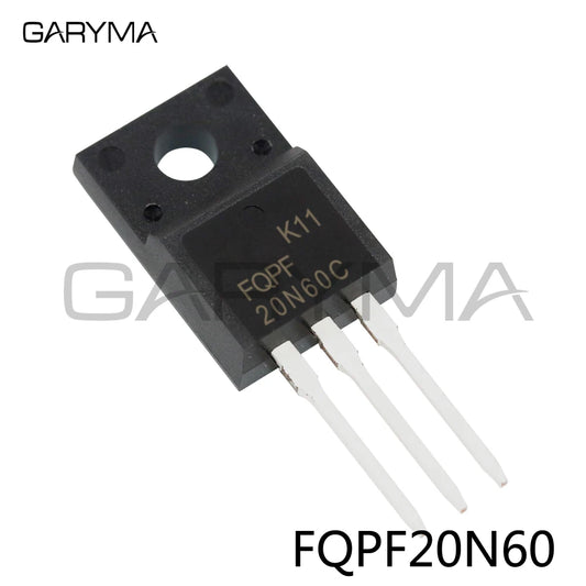 10 件 FQPF20N60 20N60 N 沟道 MOSFET TO-220