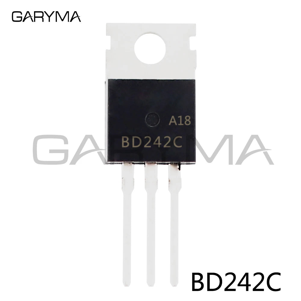 10Pcs BD242C Silicon PNP Power Transistors TO-220