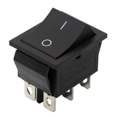 5Pcs KCD4 6Pin Rocker Switch 2/3 Position Boat Button Power Switch with Light On-Off-On On-Off 16A 250VAC/20A 125VAC 32*25mm