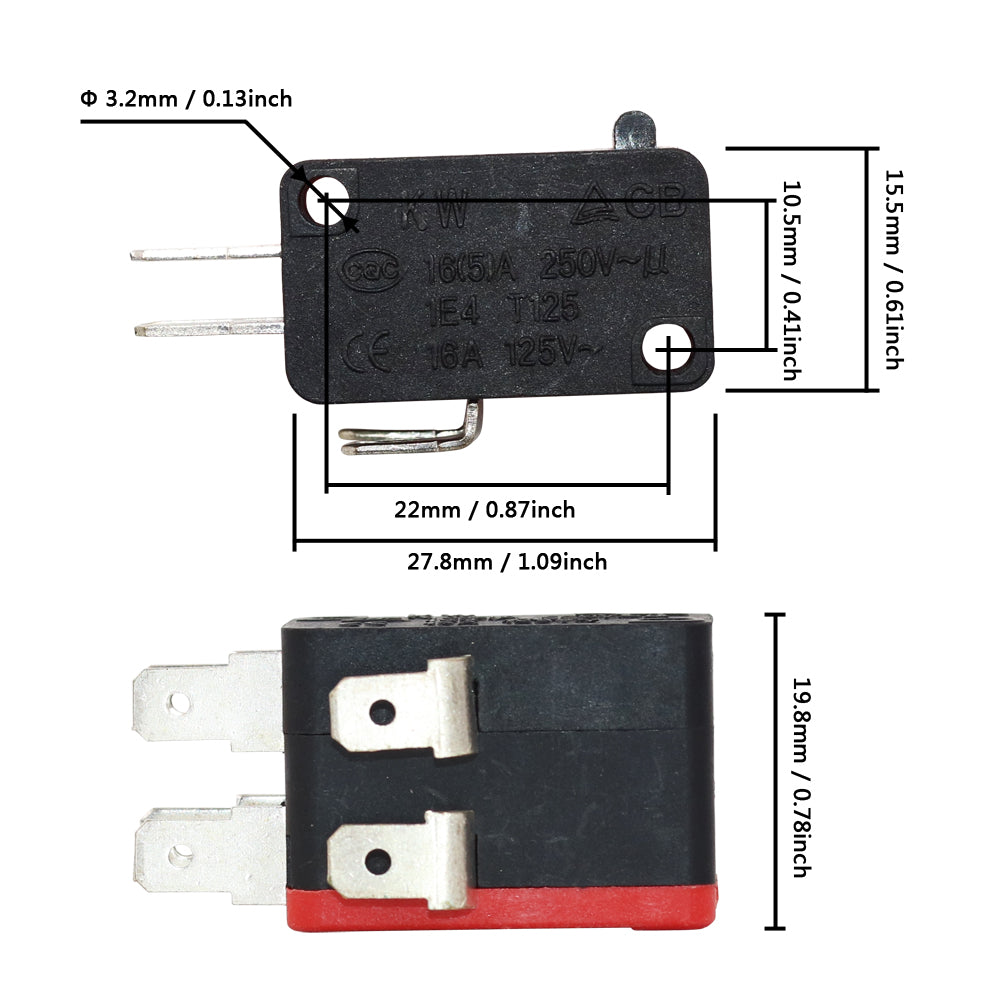 5 шт. микропереключатель V-15-2C25 V-152-2C25 V-155-2C25 V-156-2C25 двойной тактовый концевой выключатель микродвижения