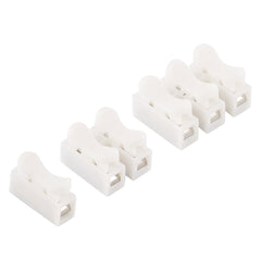 50Pcs CH-1 CH-2 CH-3 White Color Model Wire Connector Electrical Crimp Terminals Block Splice Cable Clamp Fit Led Strip