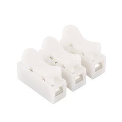 50Pcs CH-1 CH-2 CH-3 White Color Model Wire Connector Electrical Crimp Terminals Block Splice Cable Clamp Fit Led Strip