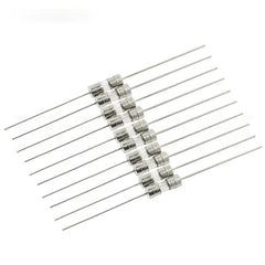 10Pcs 3.6x10mm Fast Blow/Slow Blow Glass Fuse Tube With Lead Wire 0.5A 1A 1.5A 2A 3A 3.15A 4A 5A 6.3A 8A 10A 15A 250V 3.6*10