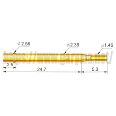 100Pcs Test Probes Pogo Pin Receptacle P125-A P125-B P125-D P125-E2 P125-G2 P125-H P125-J P125-Q1 P125-Q2 P125-T2 R125-2S R125-4S